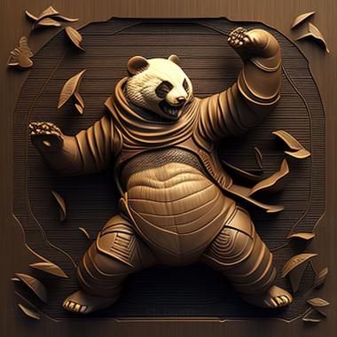 3D model Kung fu panda (STL)